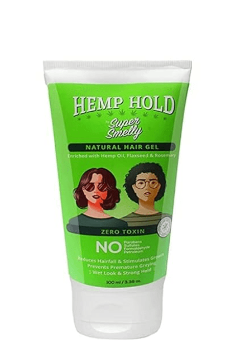 Super Smelly Hemp Hold and Style Hair Gel